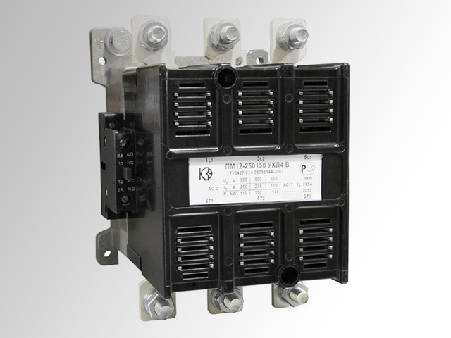Пускатель ПМ12-250150-УХЛ4В, Uкат=24В, 40В, 110В, 220В, 380В