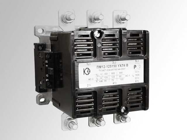 Пускатель ПМ12-125150-УХЛ4В, Uкат =24В, 40В, 110В, 220В, 380В