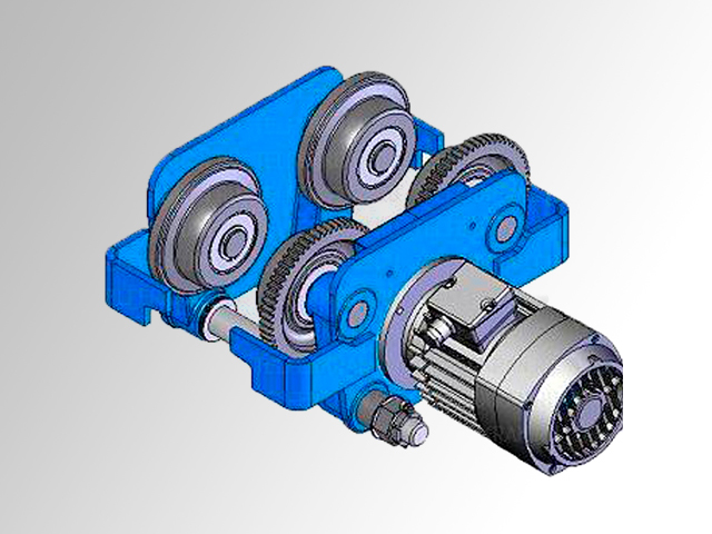 Тележка талевая передвижения приводная и холостая г/п от0,5тн. до 5тн.