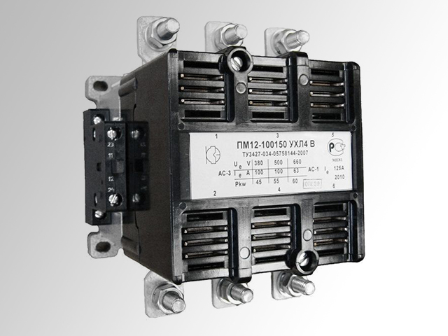 Пускатель ПМ12-100150-УХЛ4В, Uкат =24В, 40В, 110В, 220В, 380В