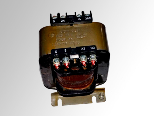 Трансформатор ОСМ1-0,16 У3 380/24-5 IP-20
