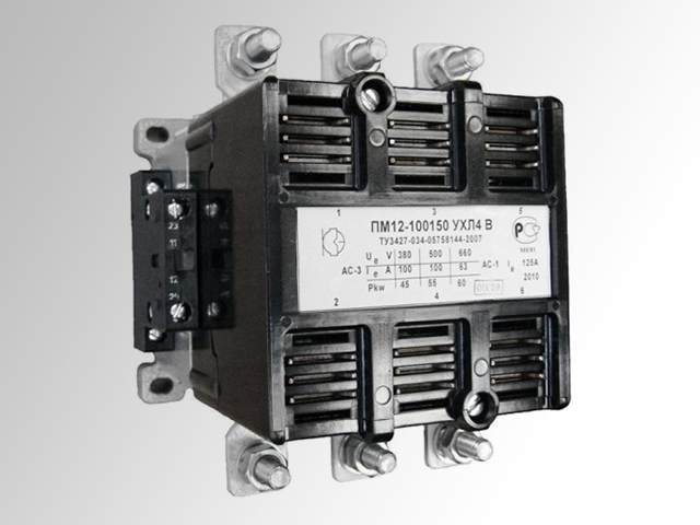 Пускатель ПМ12-160150-УХЛ4В, Uкат =24В, 40В, 110В, 220В, 380В