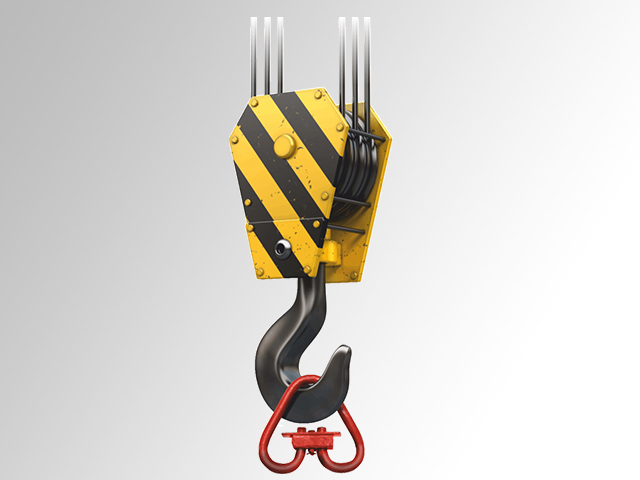 Крюковая подвеска трёхблочная ПК-12,5-18А-3-500-16,5